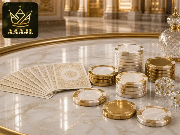 AAAJL mobile guide illustration of the game lobby with slot and fishing games